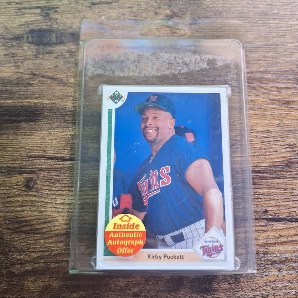 Minnesota Twins 1991 Team Checklist Card